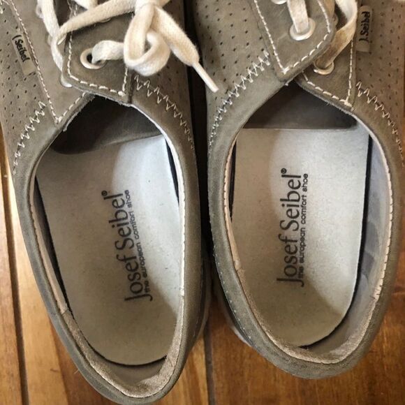 Josef Seibel lace up leather shoes sz 7 - Picture 8 of 8